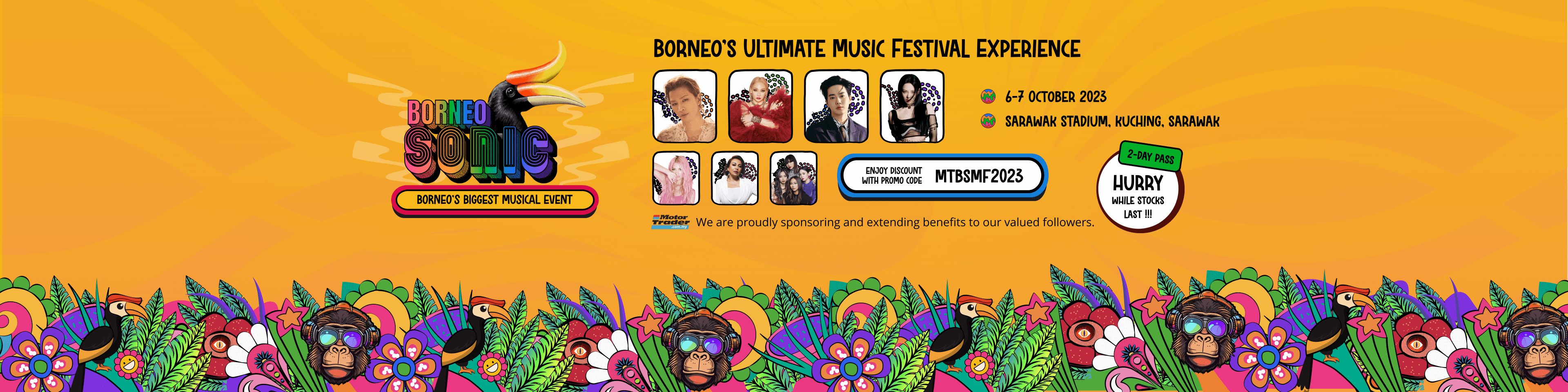 Homepage banner
