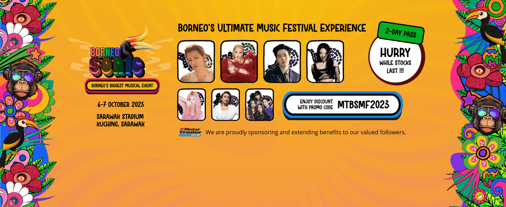 Homepage banner