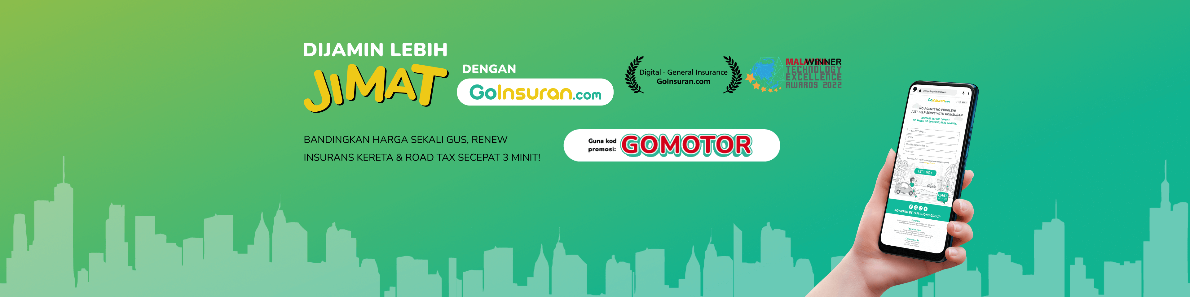 Homepage banner