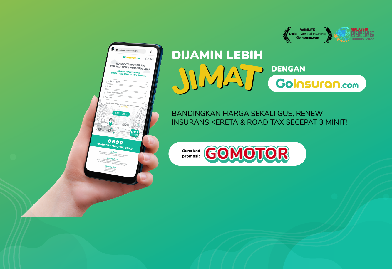 Homepage banner