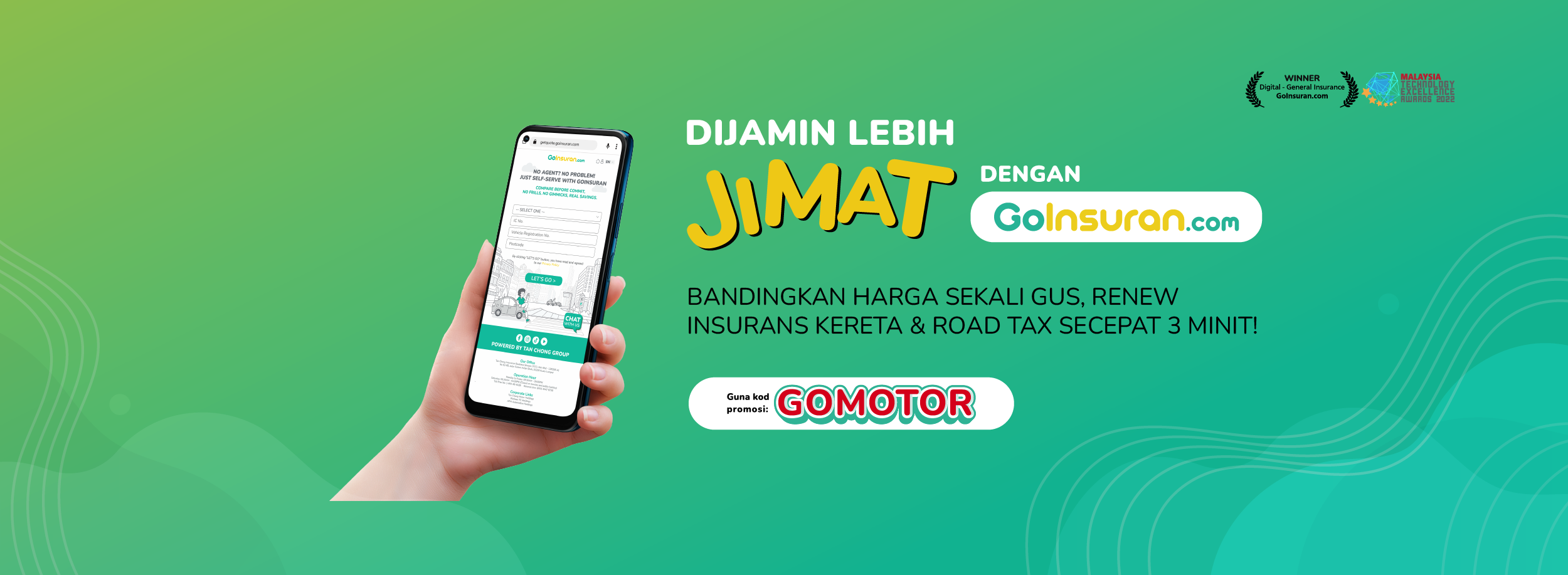 Homepage banner