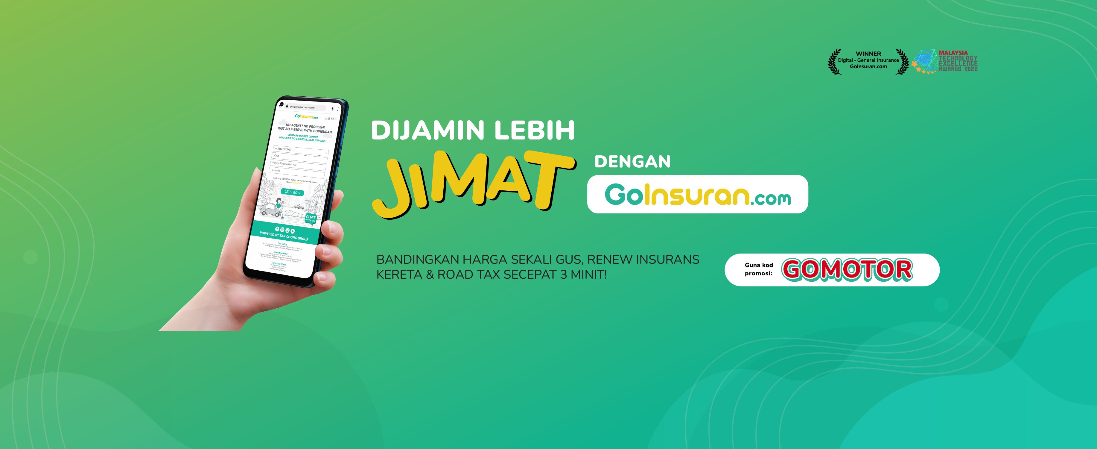 Homepage banner